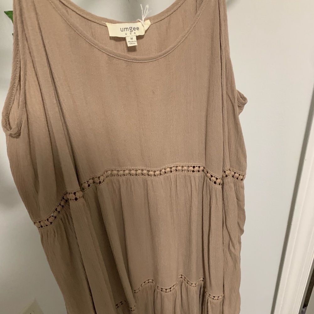 Tan umgee dress
